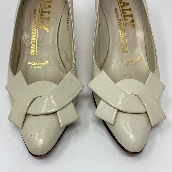 Vintage Bally Switzerland “Jane” Ponte Shank Leather Heels - Picture 7 of 12